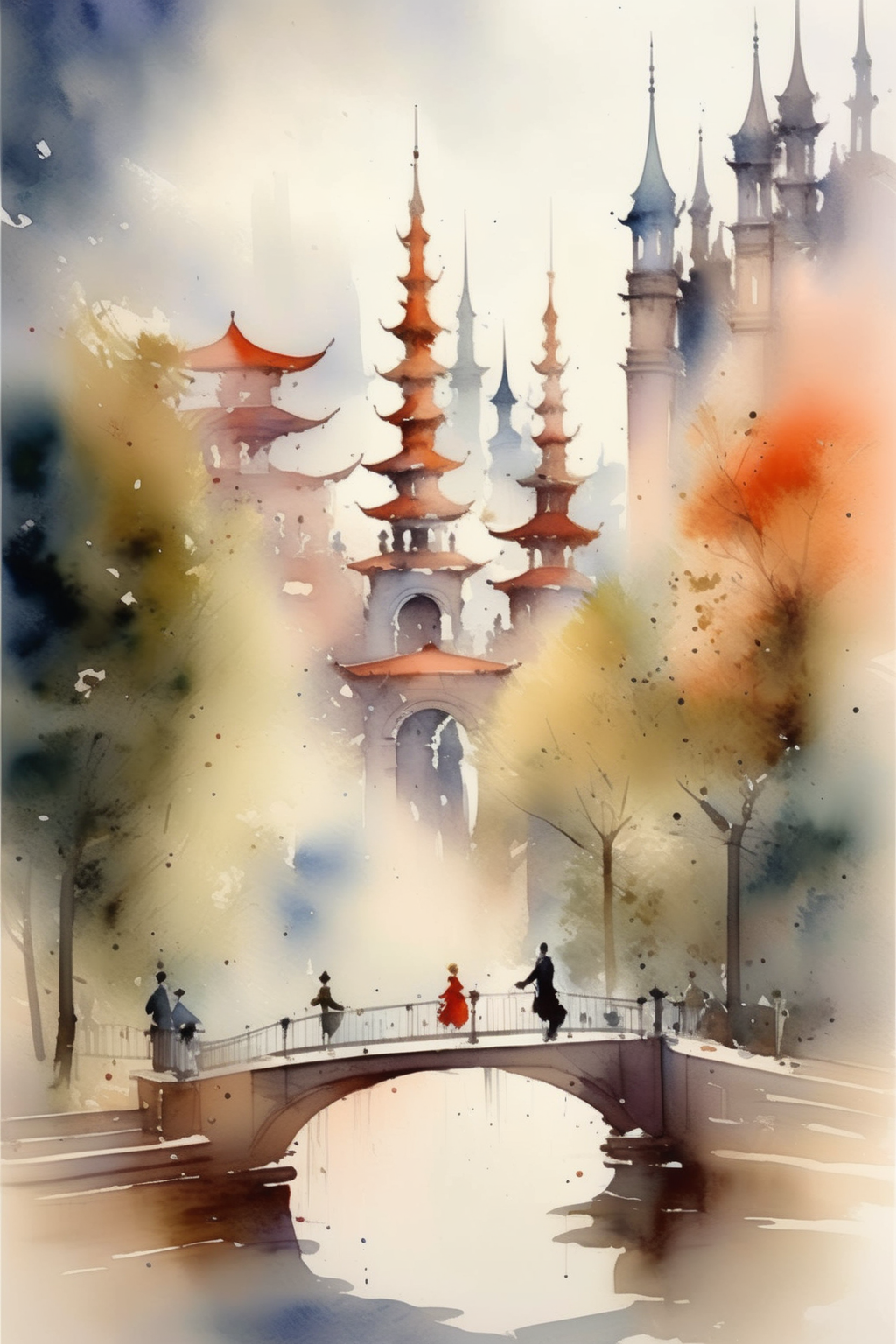 00454-3543670596-_lora_Thomas Schaller Style_1_Thomas Schaller Style - Europeant 18 century city floating amidst the clouds or a mystical forest.png